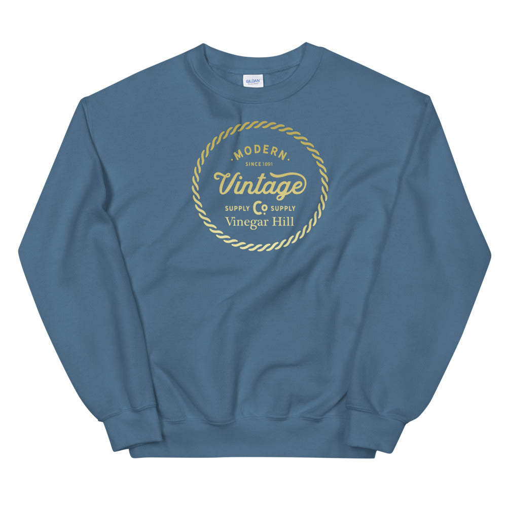Power Circle GOLD/BURGANDY Unisex Sweatshirt
