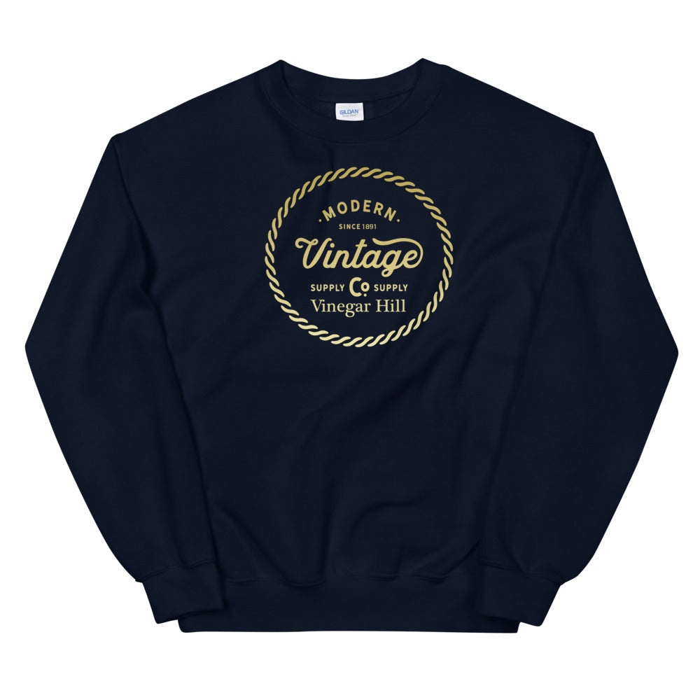 Power Circle GOLD/NAVY Unisex Sweatshirt