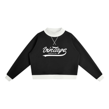 Women’s Mock Neck Crewneck Sweatshirt