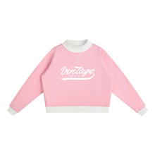 Women’s Mock Neck Crewneck Sweatshirt