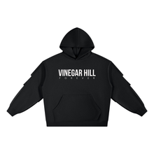 Unisex Heavyweight Ruched Sleeves Hoodie