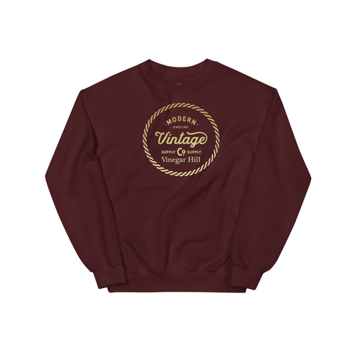 Power Circle GOLD/BURGANDY Unisex Sweatshirt