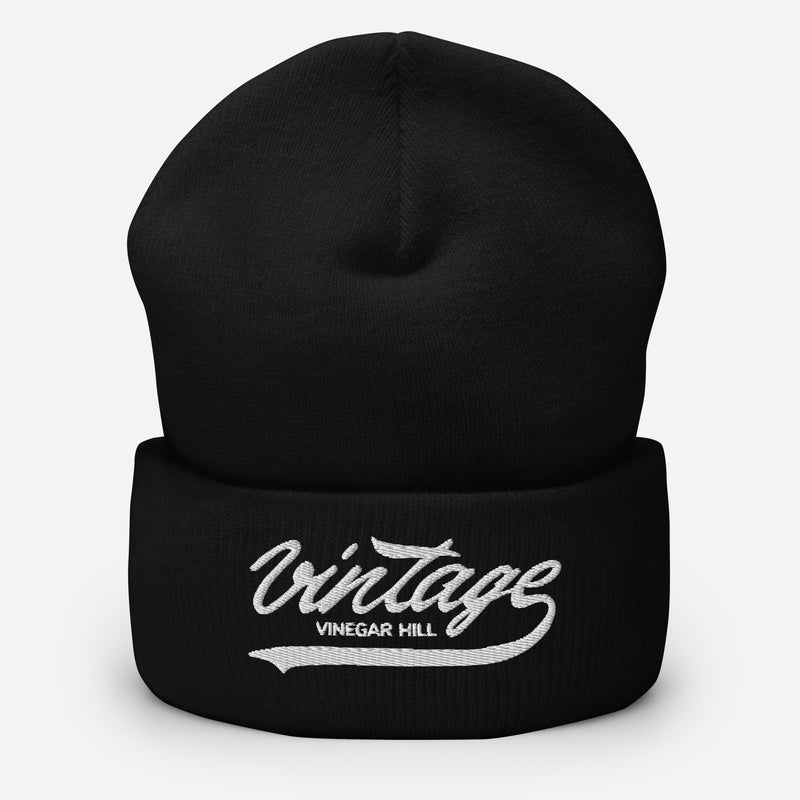 VH 2024 Cuffed Beanie (Black) – Vinegar Hill Vintage Co.