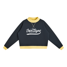 Women’s Mock Neck Crewneck Sweatshirt