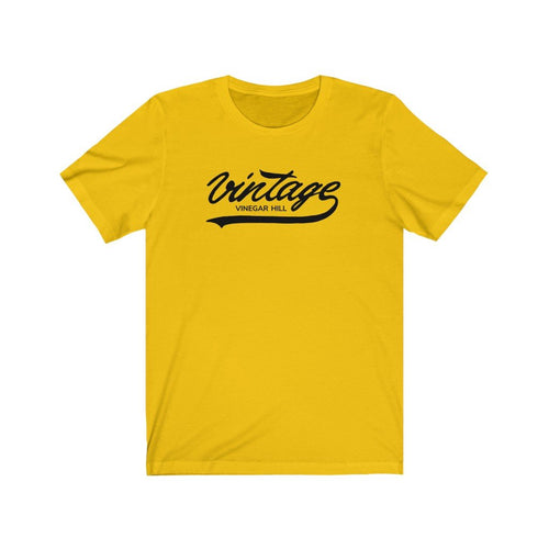 Vinegar Hill 2.0 (Black on Gold)  Heavy Cotton T-Shirt